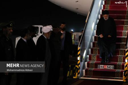 عکس| مراسم استقبال رسمی از رئیس جمهور در بازگشت از سفر آفریقا