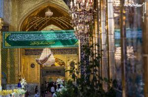 عکس| کتیبه‌های روز مباهله در حرم حضرت عباس(ع)