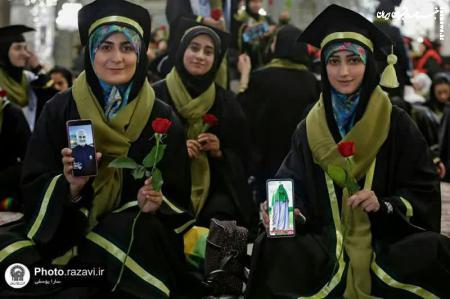 عکس| مراسم سوگند‌نامه دانشجویان پزشکی در حرم امام رضا علیه السلام