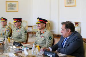 تصاویر| دیدار امیرعبداللهیان با سید عاصم منیر فرمانده ارتش پاکستان