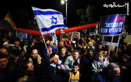 اشک صهیونیست‌ها درآمد/ تظاهرات بی‌سابقه در اسرائیل
