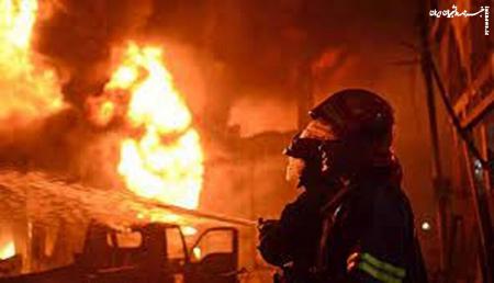 آتش سوزی در تأسیسات نفتی غرب کارون/ یک نفر فوت کرد