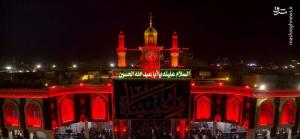 تصاویر| مراسم شام‌غریبان امام حسین (ع) در بین‌الحرمین