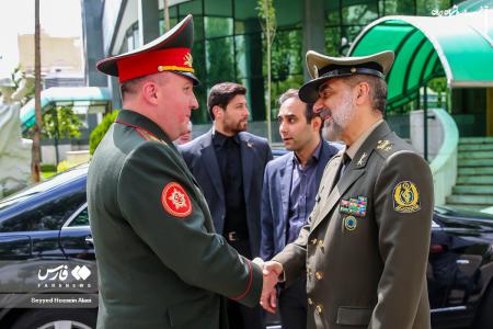 تصاویر| دیدار وزیر دفاع بلاروس با امیرآشتیانی