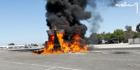 سقوط مرگبار هواپیما در فرودگاه لس آنجلس