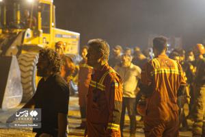 تصاویر|  عملیات آواربرداری ریزش ساختمان در جنوب تهران 