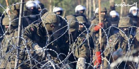 مرزبانی لهستان از افزایش شمار نیروهای خود در مرز با بلاروس به بهانه مقابله با عبورهای غیر قانونی از مرز خبر داد