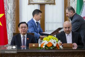 تصاویر| دیدار قالیباف با رئیس مجلس ویتنام