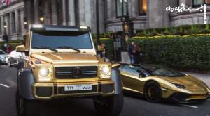 عکس| این خودروهای لوکس بن‌ سلمان تماما از طلا ساخته شده‌اند!
