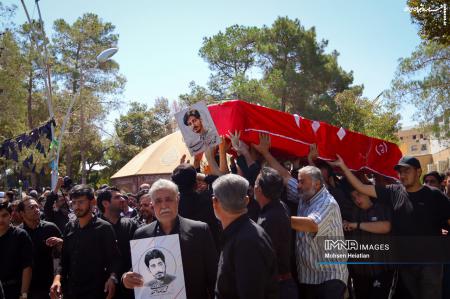 مراسم تشییع جهادگر بسیجی محمدرضا احمدی