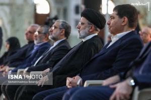 عکس| تجدید میثاق رئیس‌جمهور و اعضای هیئت دولت با آرمان‌های امام (ره)