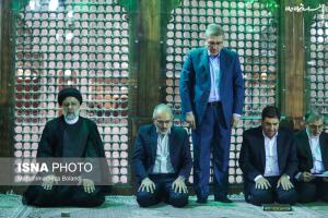 عکس| تجدید میثاق رئیس‌جمهور و اعضای هیئت دولت با آرمان‌های امام (ره)