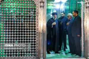 عکس| تجدید میثاق رئیس‌جمهور و اعضای هیئت دولت با آرمان‌های امام (ره)