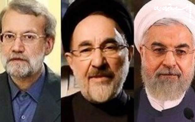 تدارک ائتلاف چراغ خاموش از سوی خاتمی، روحانی و لاریجانی