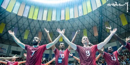 تاریخ‌سازی قطر در والیبال