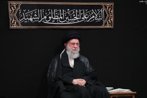 مراسم عزاداری اربعین حسینی با حضور هیئت‌های دانشجویی در محضر رهبر انقلاب +عکس