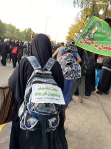 تصاویر جالبی از مسیر پیاده روی زائرین اربعین حسینی