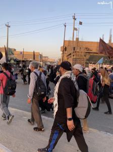 تصاویر جالبی از مسیر پیاده روی زائرین اربعین حسینی