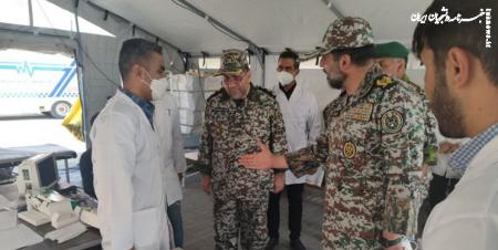  امیر خوش‌قلب: ارتش با آمادگی کامل در حال خدمت‌رسانی به زائران اربعین حسینی است 
