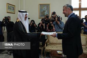 عکس| تقدیم استوار نامه سفیر جدید عربستان به حسین امیر عبداللهیان