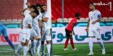 پیروزی پرگل تیم ملی ایران مقابل آنگولای