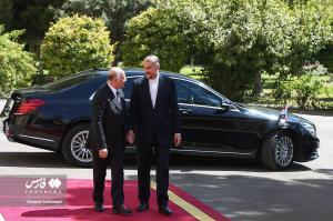 تصاویر| دیدار امیرعبداللهیان با  وزیر خارجه عراق