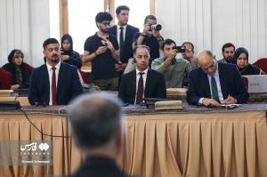 تصاویر| دیدار امیرعبداللهیان با  وزیر خارجه عراق