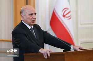 تصاویر| دیدار امیرعبداللهیان با  وزیر خارجه عراق