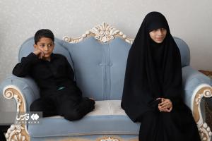 تصاویر| دیدار حسین سلامی با خانواده شهید مدافع حرم مصطفی صدرزاده