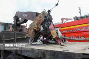سقوط پهپاد در گرگان +عکس