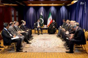 تصاویر| دیدار نخست وزیر پاکستان با رئیسی