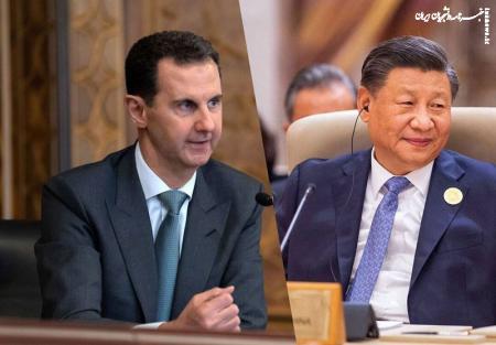 «بشار اسد» با رئیس‌جمهور چین دیدار کرد
