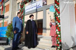 تصاویر زنگ اول مهر با حضور رئیس‌جمهور 