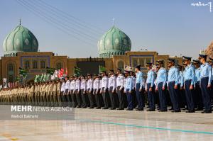 صبحگاه عهد سربازی در مسجد مقدس جمکران +عکس