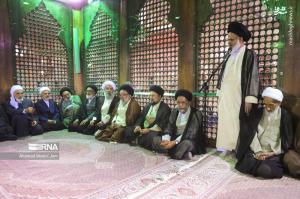تصاویر| تجدید میثاق اعضای مجلس خبرگان با آرمان‌های امام خمینی(ره)