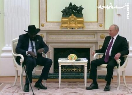 لحظه آموزش پوتین به رئیس جمهور سودان