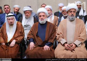 عکس| دیدار مسئولان نظام، سفرای کشور‌های اسلامی و میهمانان کنفرانس وحدت با رهبر انقلاب