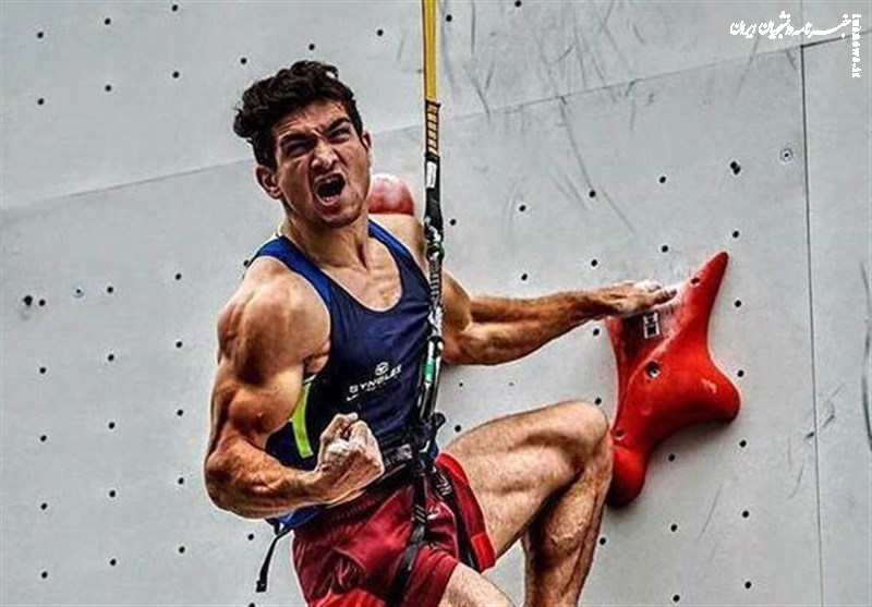 طلا برای سریع‌ترین مرد عمودی ایران +فیلم