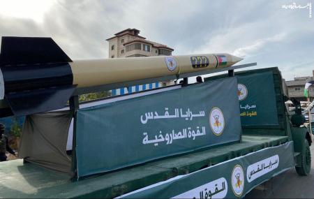 رونمایی جهاد اسلامی فلسطین از یک موشک جدید