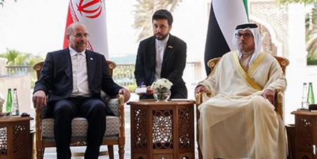 توسعه روابط اقتصادی، سیاسی و امنیتی محور اصلی دیدار قالیباف و نایب رئیس کشور امارات