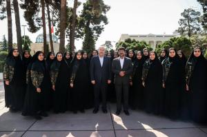 تصاویر| دیدار جمعی از زنان پلیس با قالیباف