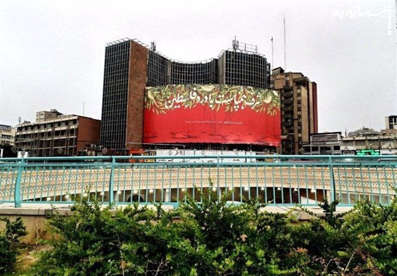  دیوارنگاره جدید میدان ولیعصر(عج) رونمایی شد 