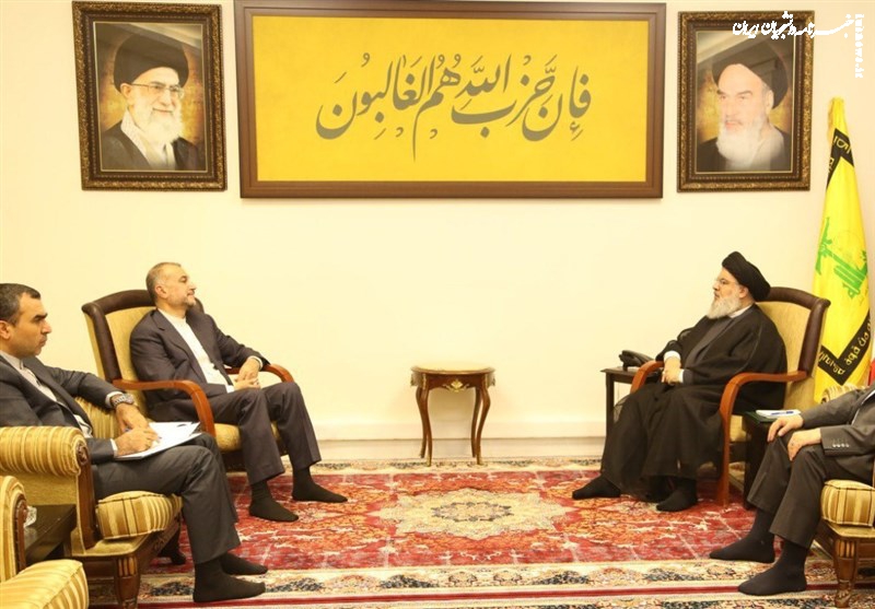  دیدار امیرعبداللهیان با سید حسن نصرالله در بیروت 