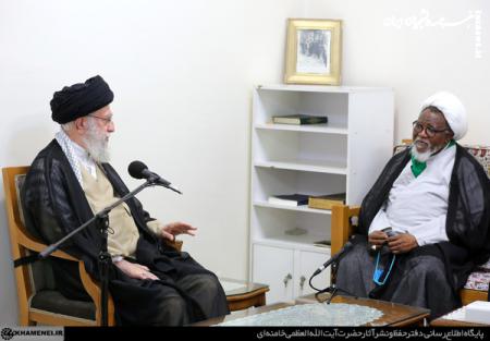 تصاویری از دیدار شیخ زکزاکی با رهبر انقلاب