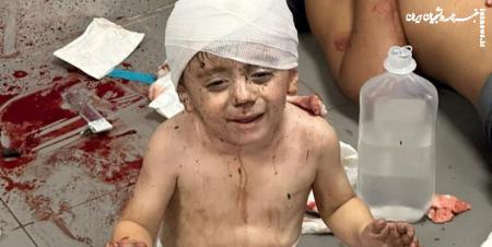 فیلم وحشتناک کودکان و زنان در خون بیمارستان غزه +۲۵