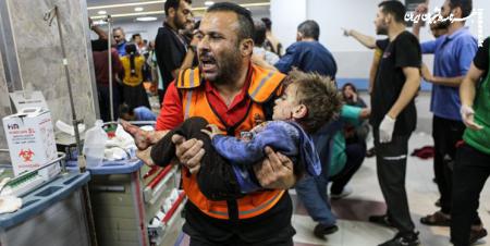 Health Ministry: At Least 500 civilians Martyred in Israeli Bombing on Gaza Hospital