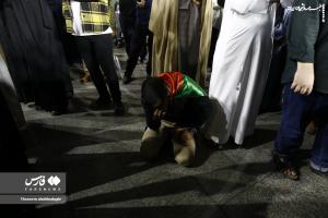 کفن پوشی قمی‌ها برای مظلومان فلسطینی +عکس