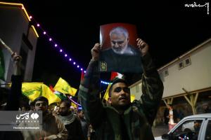 کفن پوشی قمی‌ها برای مظلومان فلسطینی +عکس