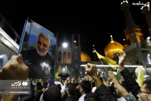 کفن پوشی قمی‌ها برای مظلومان فلسطینی +عکس