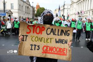 تصاویر| اجتماع ضد صهیونیستی در لندن